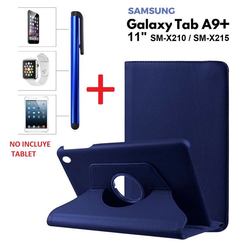 GENERICO - Funda Giratoria + Lapiz Tactil para Samsung Tab A9 Plus 11.0 SM-X210