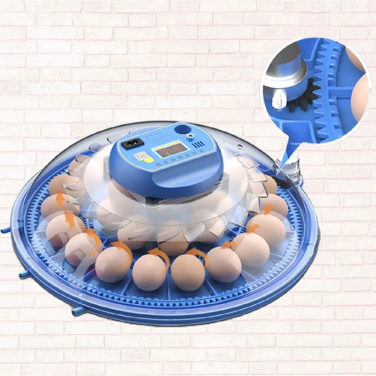 CAIM - INCUBADORA MODELO OVNI DE 26 HUEVOS.