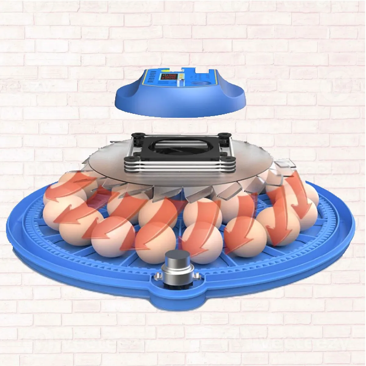 CAIM - INCUBADORA MODELO OVNI DE 26 HUEVOS.