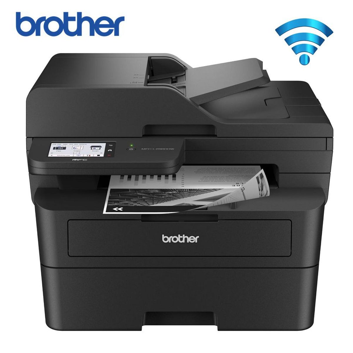 BROTHER - Impresora Brother MFC-L2880DW Multifuncional Laser Monocromático 34ppm