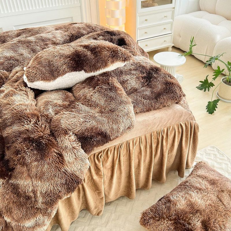 GENERICO - EDREDÓN PIEL DE OSOPLAZA Y MEDIA  + 1 FUNDAS DE ALMOHADA