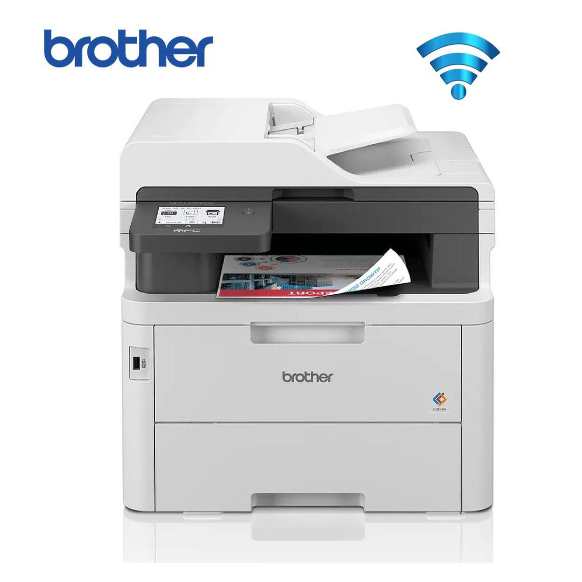 BROTHER - Impresora Brother Laser Color MFC-L3760CDW Multifuncional Ethernet