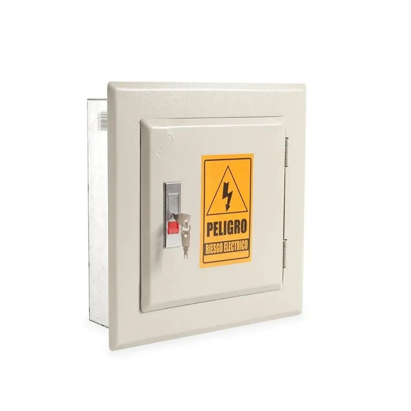 JORMEN - Tablero Empotrable Metal Monofásico 20 Polos Riel-Din