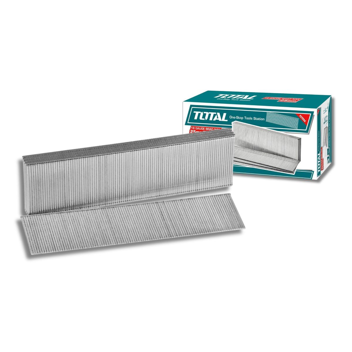 TOTAL TOOLS - Clavos para clavadora neumatica 25mm 5000 piezas Total