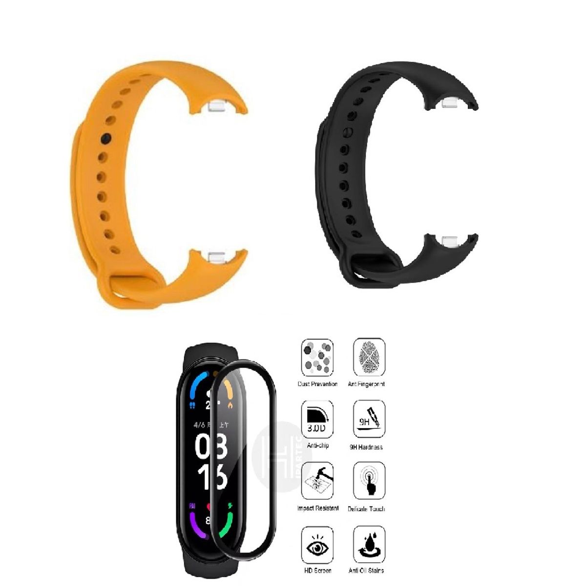 GENERICO - Correa Silicona compatible Xiaomi Mi Band 8, 9, 10
