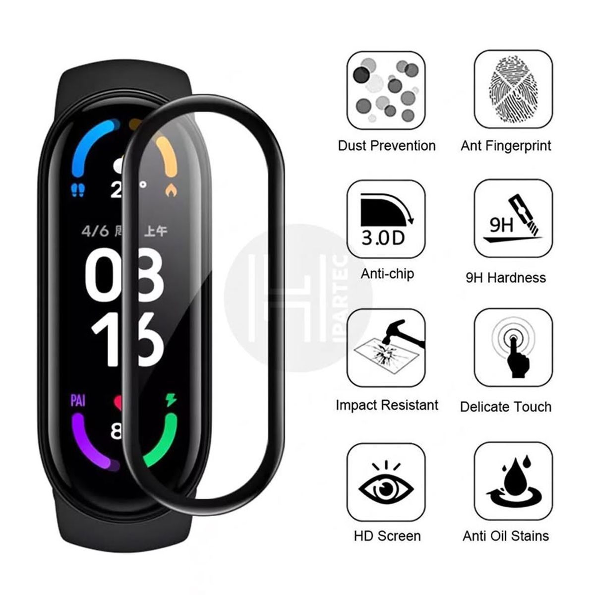 GENERICO - Correa Silicona compatible Xiaomi Mi Band 8, 9, 10