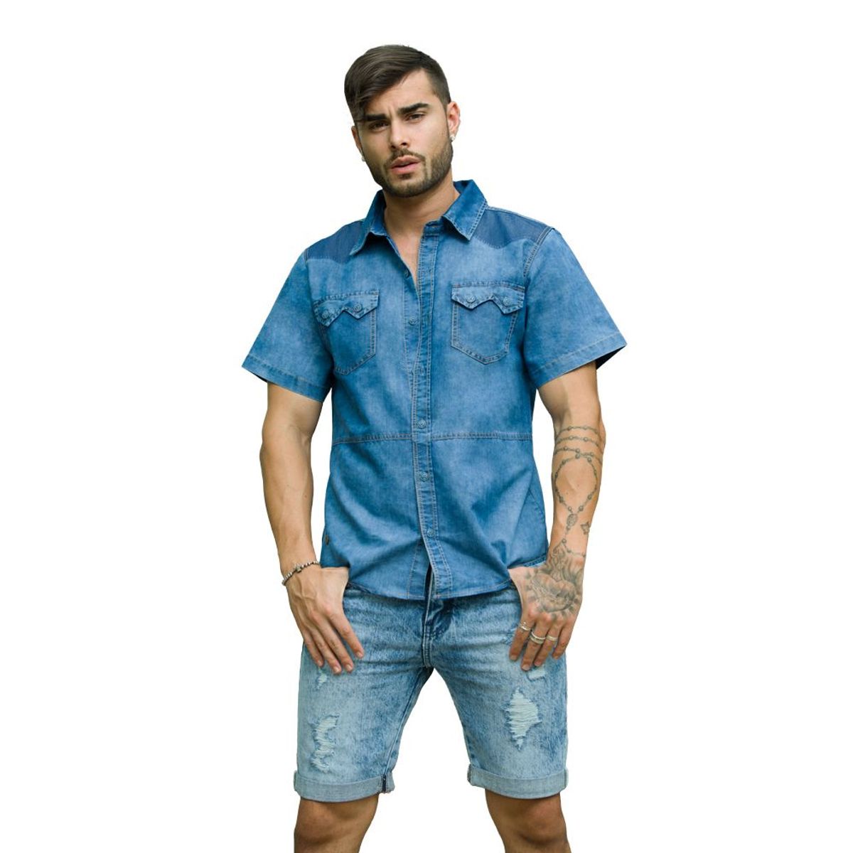 ZOHAR - camisa para hombre manga corta - Hans -