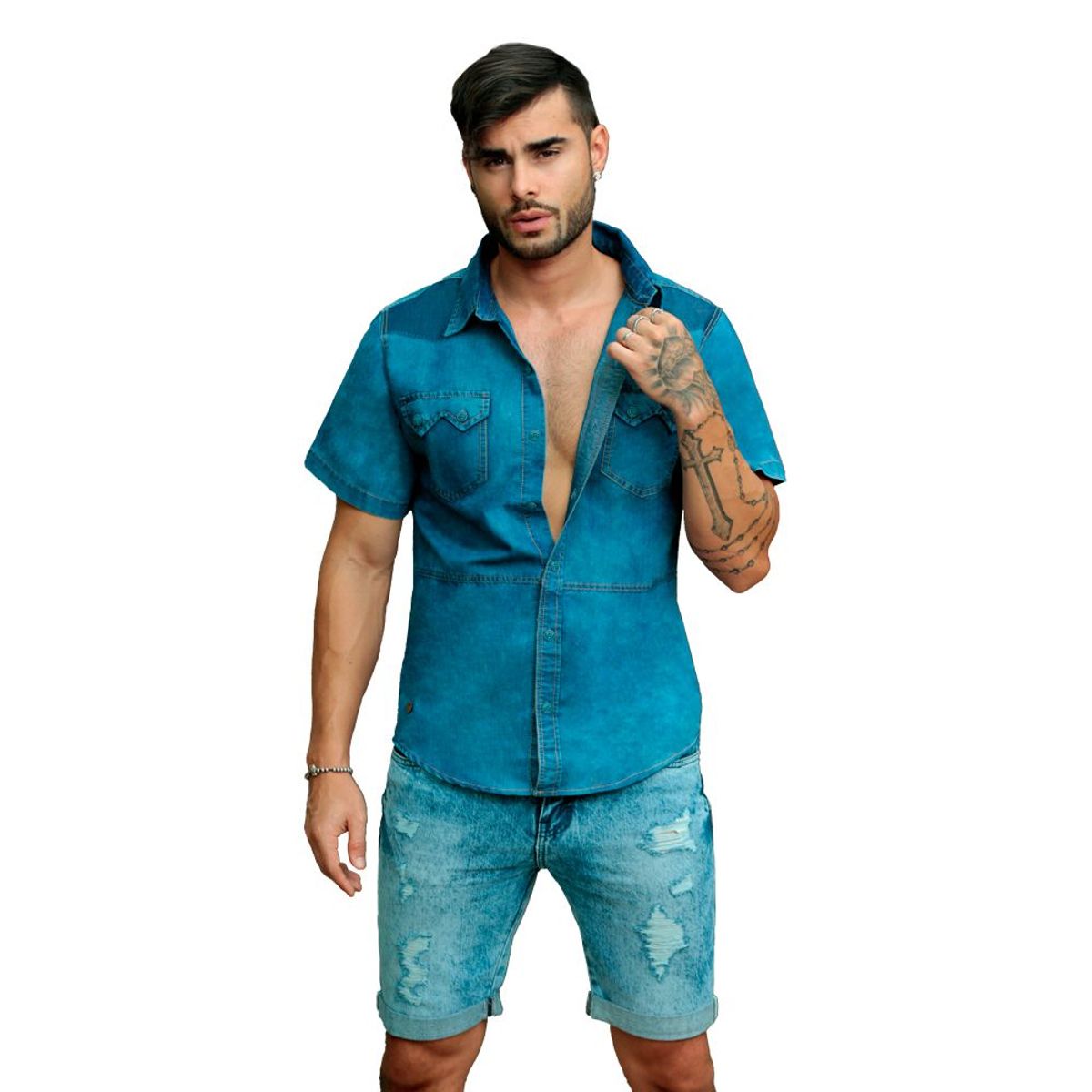 ZOHAR - camisa para hombre manga corta - Hans -