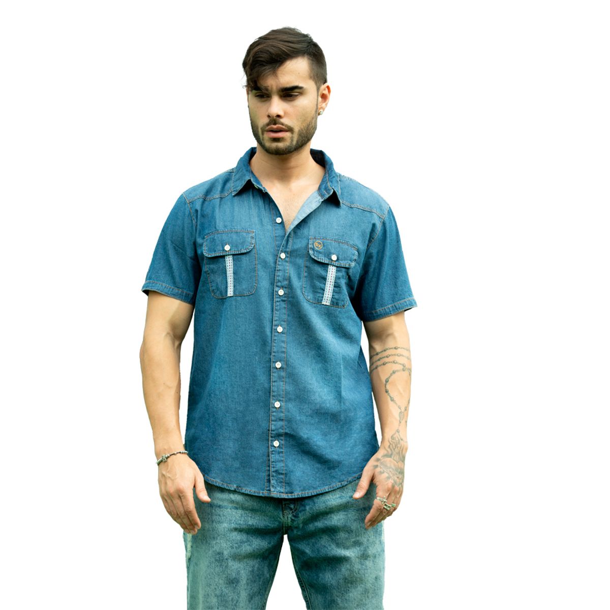 ZOHAR - CAMISA  DE HOMBRE - THOR SNAAX - AZUL