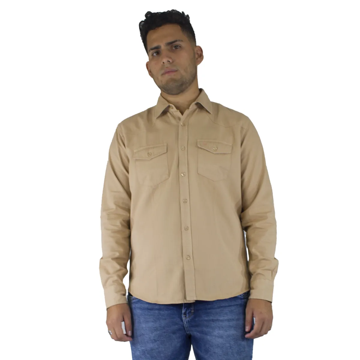 ZOHAR - CAMISA PARA HOMBRE -RODRIGO SNAAX - TERROSO MARRON
