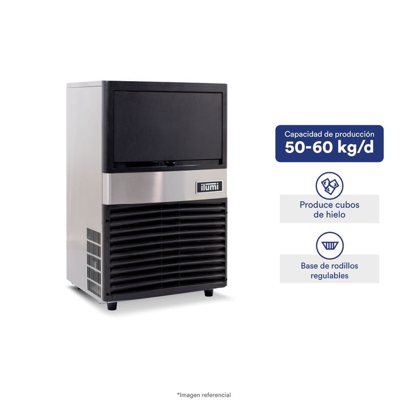 ILUMI - Maquina de Hielo Ilumi con Producción de 60 Kg/Día