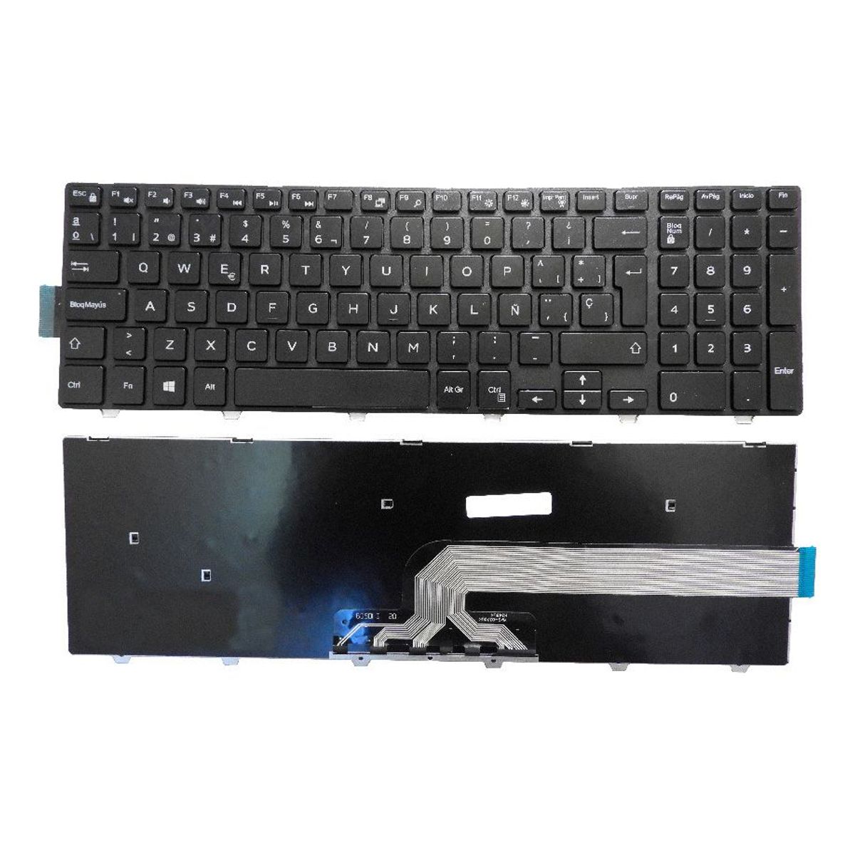 GENERICO - TECLADO PARA LAPTOP DELL 15-3000 5000 3541 3542 3543 5542 5545 554 CN EXT