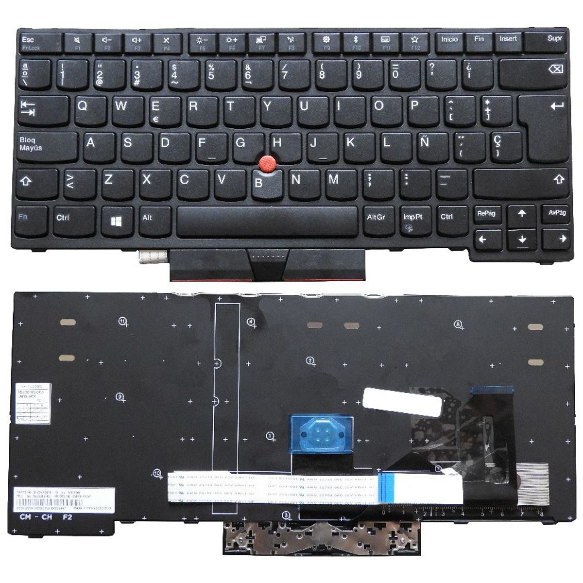 GENERICO - TECLADO PARA LAPTOP LENOVO E490 E495 E480 T480S T490 L490 SN EXT