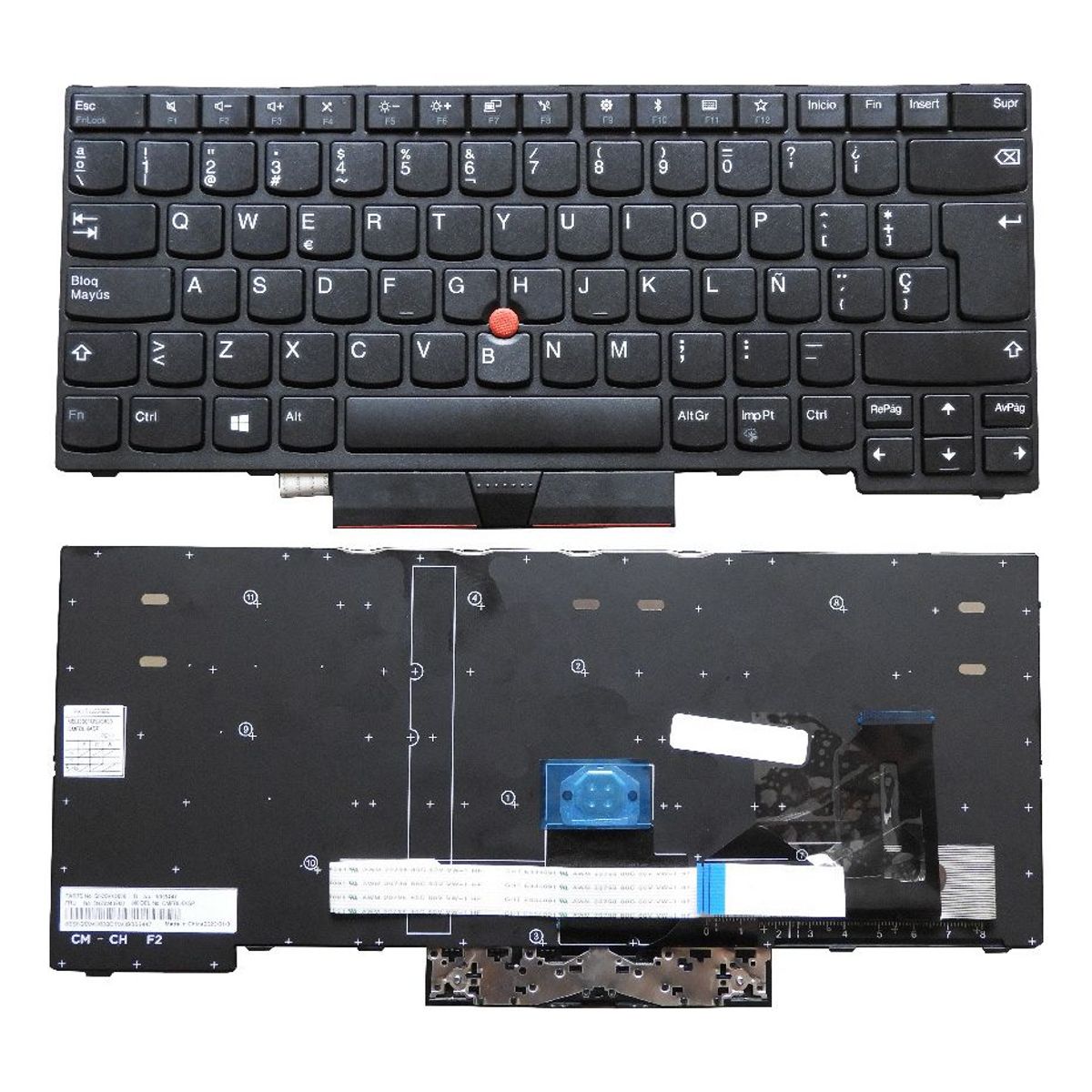 GENERICO - TECLADO PARA LAPTOP LENOVO E490 E495 E480 T480S T490 L490 SN EXT