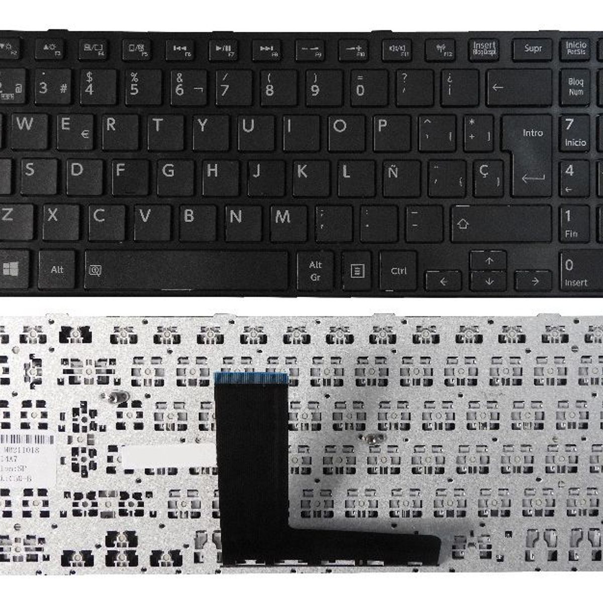 GENERICO - TECLADO PARA LAPTOP TOSHIBA C50-B C50D-B C55-B C55D-B C70-B CN EXT