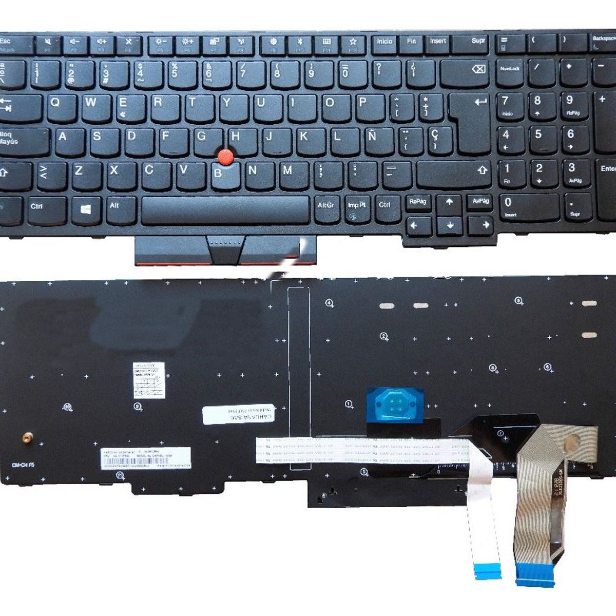 GENERICO - TECLADO PARA LAPTOP LENOVO E580 E585 L580 P72 T590 E590 E595 CN EXT