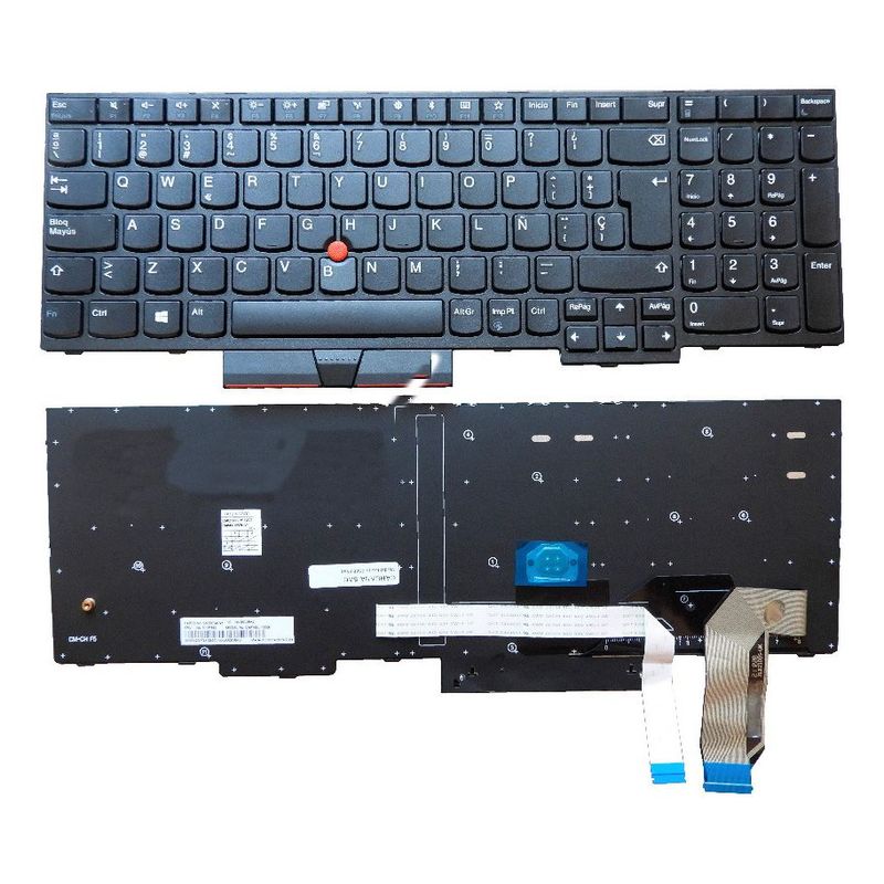 GENERICO - TECLADO PARA LAPTOP LENOVO E580 E585 L580 P72 T590 E590 E595 CN EXT