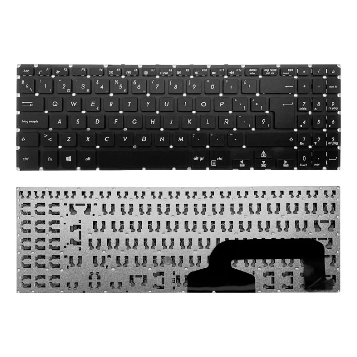 GENERICO - TECLADO PARA LAPTOP ASUS X507 X507MA X507U X507UA X507UB ESP E-B CN INT