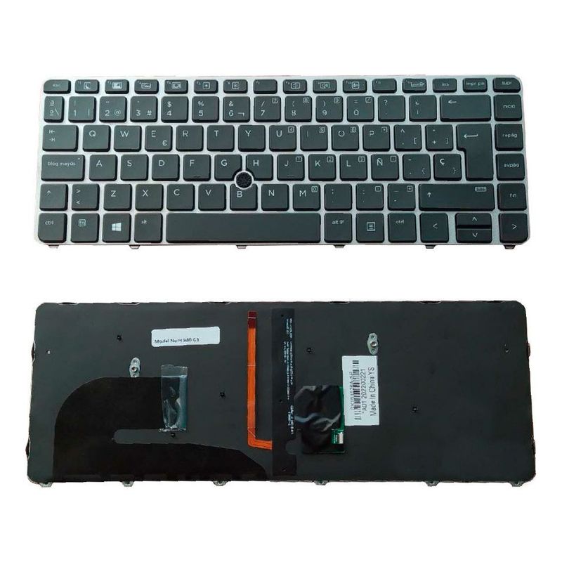 GENERICO - TECLADO PARA LAPTOP HP 840 G3 848 745 G3 G4 ILUMINADO SN EXT