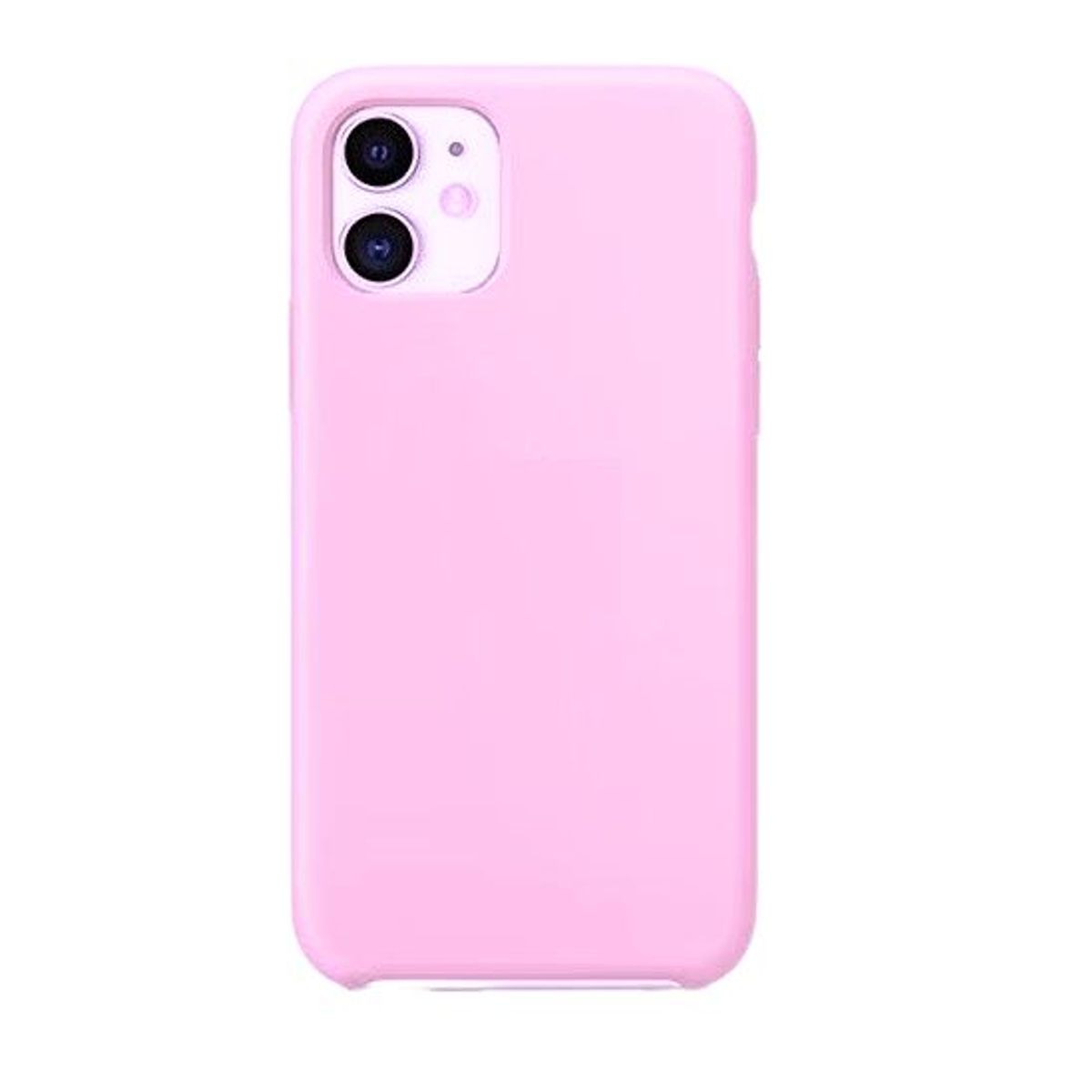 GENERICO - Case Funda de Silicona Para iPhone 11 con logo Rosa