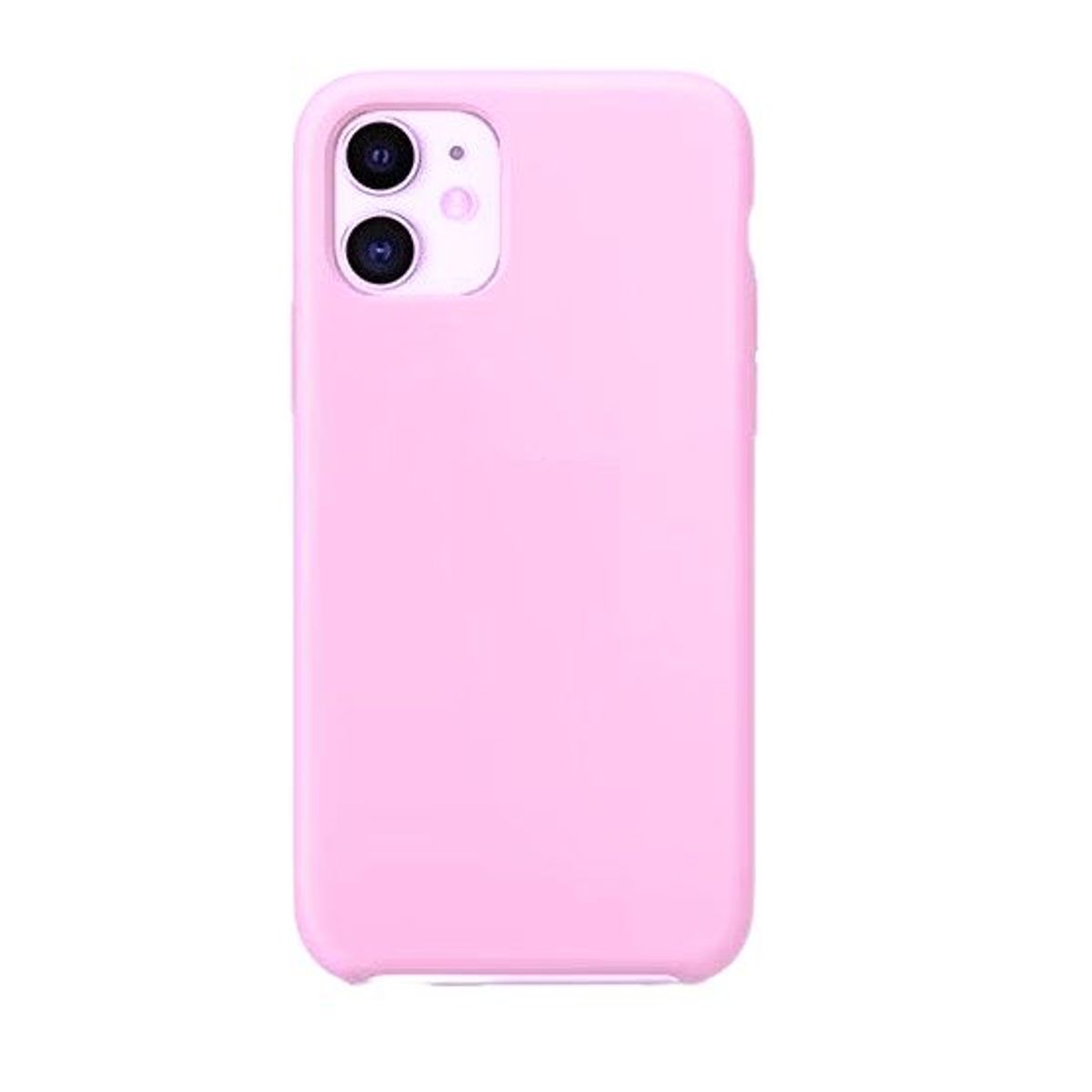 GENERICO - Case Funda de Silicona Para iPhone 11 con logo Rosa