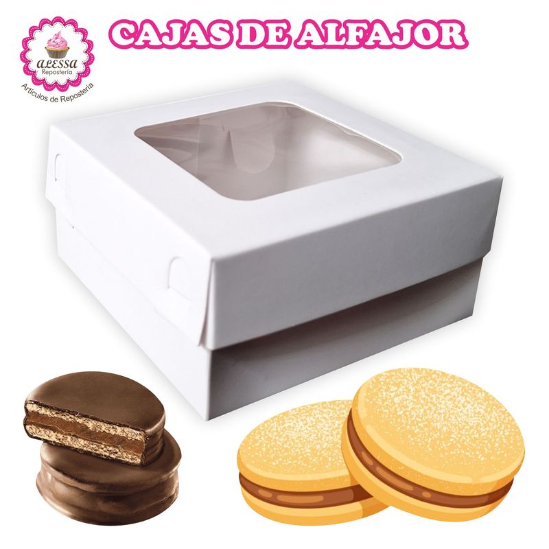 GENERICO - 100 Cajas para Alfajores en Repostería