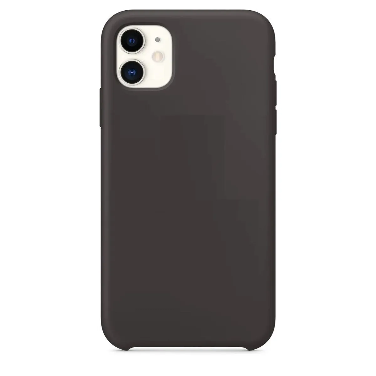 GENERICO - Case Funda de Silicona Para iPhone 11 con logo Gris