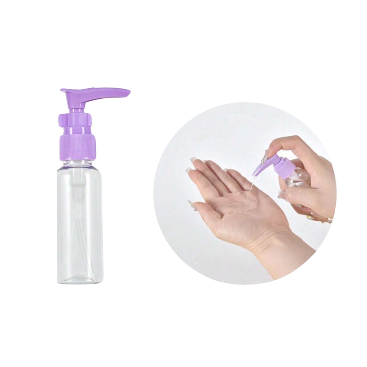 INSPIRA - Set de 6 Frascos Pulverizador Contenedor de Aseo para Viaje