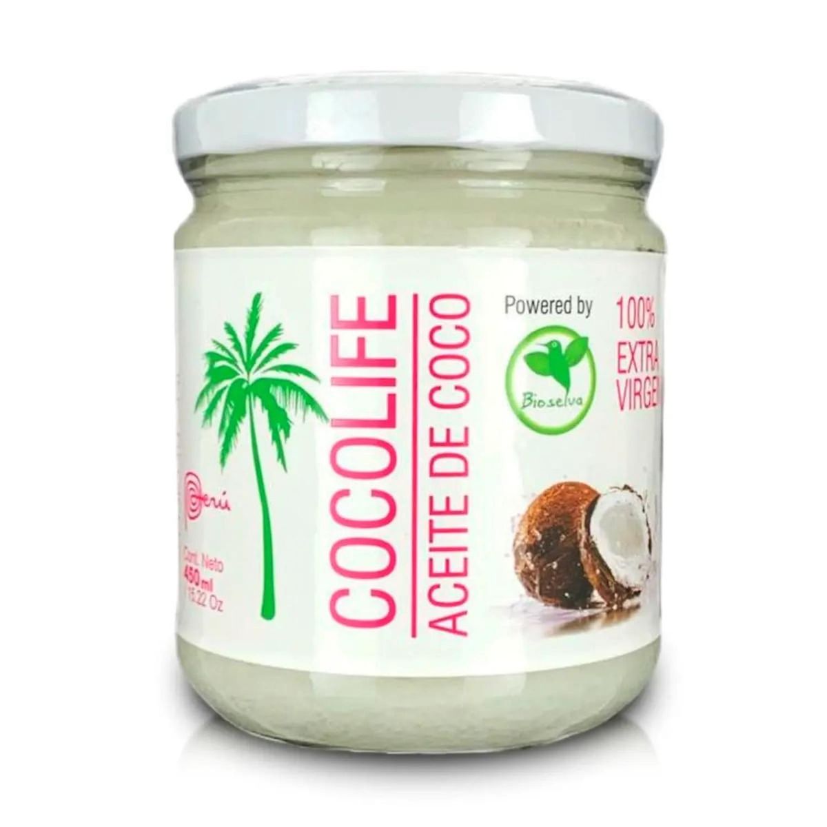 BIOSELVA - Aceite de Coco Extra Virgen 450ml