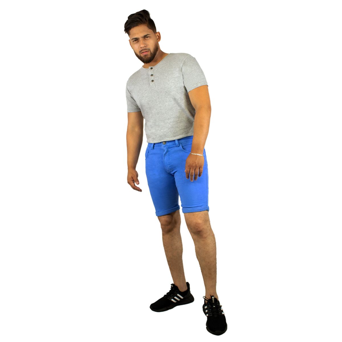 ZOHAR - Bermuda para hombre - Samir Snaax - TURQUESA