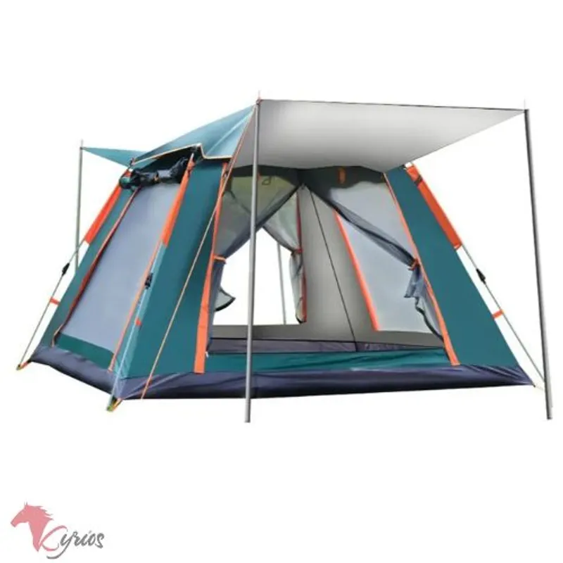 GENERICO - Camping Familiar Doble Capa Proteccion UV 6 personas