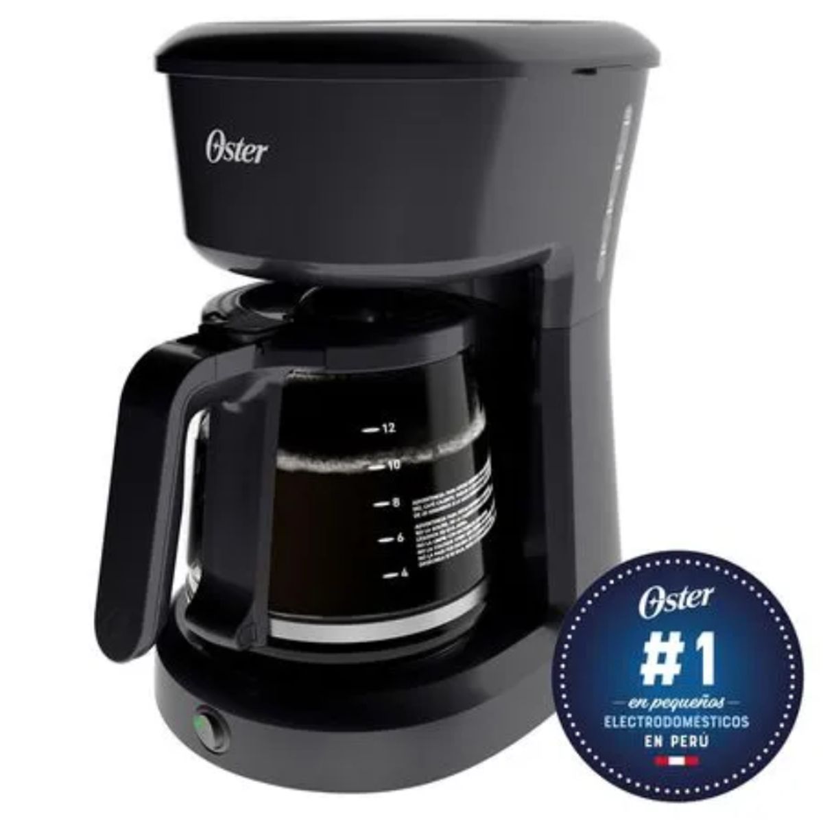 OSTER - CAFETERA ELECTRICA  OSTER DE 12 TAZAS  BVSTDCS12B