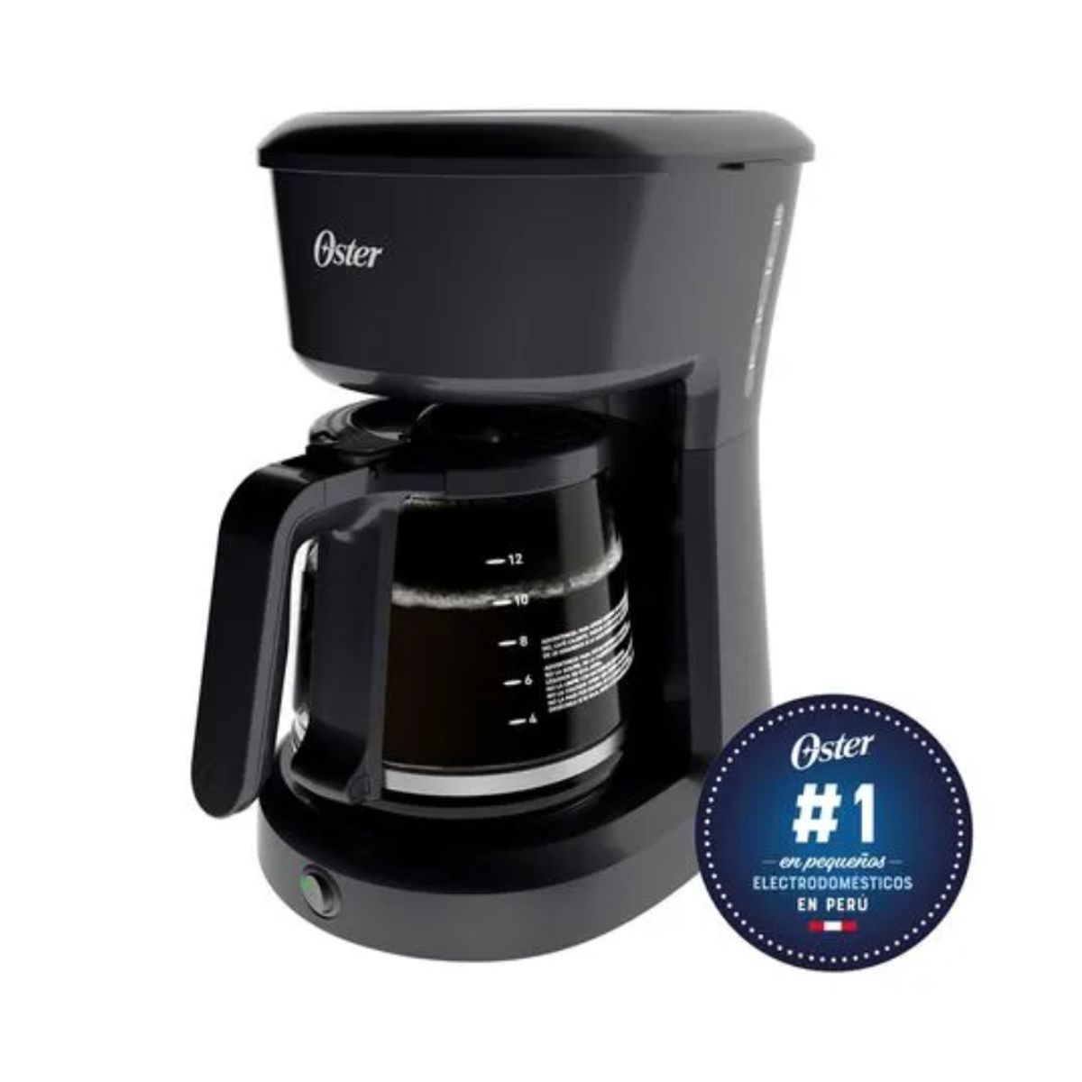 OSTER - CAFETERA ELECTRICA  OSTER DE 12 TAZAS  BVSTDCS12B