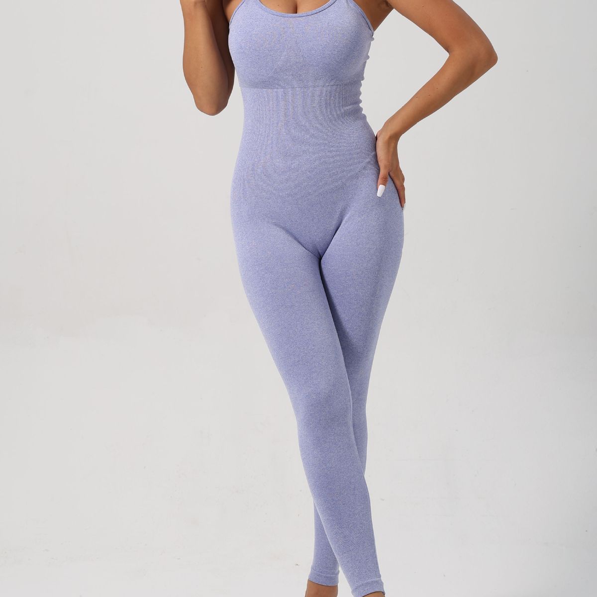 GENERICO - Enterizo deportivo de mujer con efecto levanta gluteos