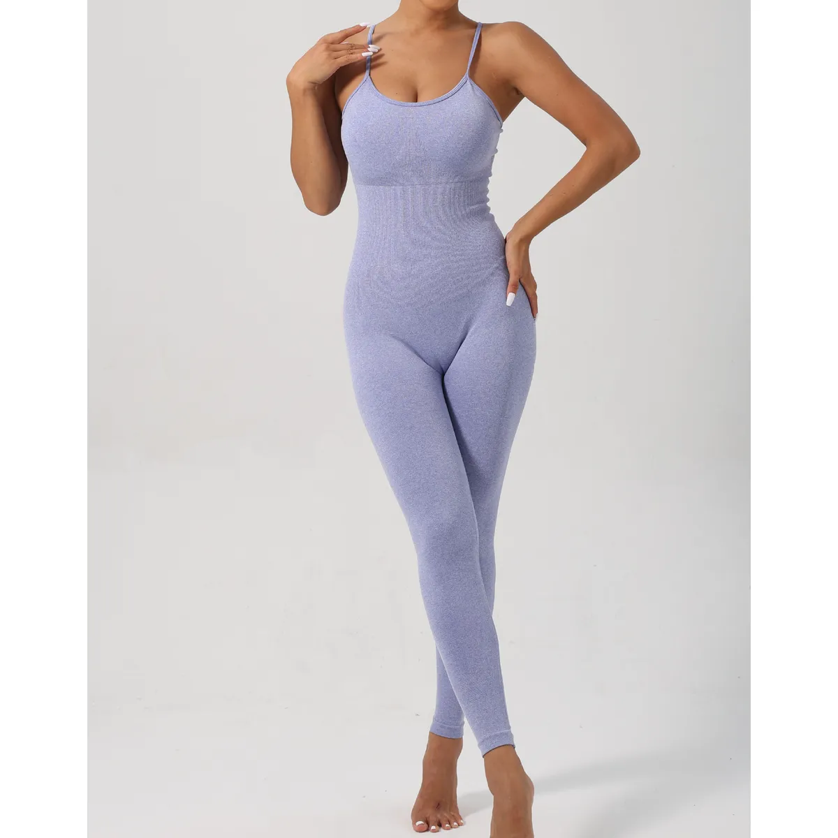 GENERICO - Enterizo deportivo de mujer con efecto levanta gluteos