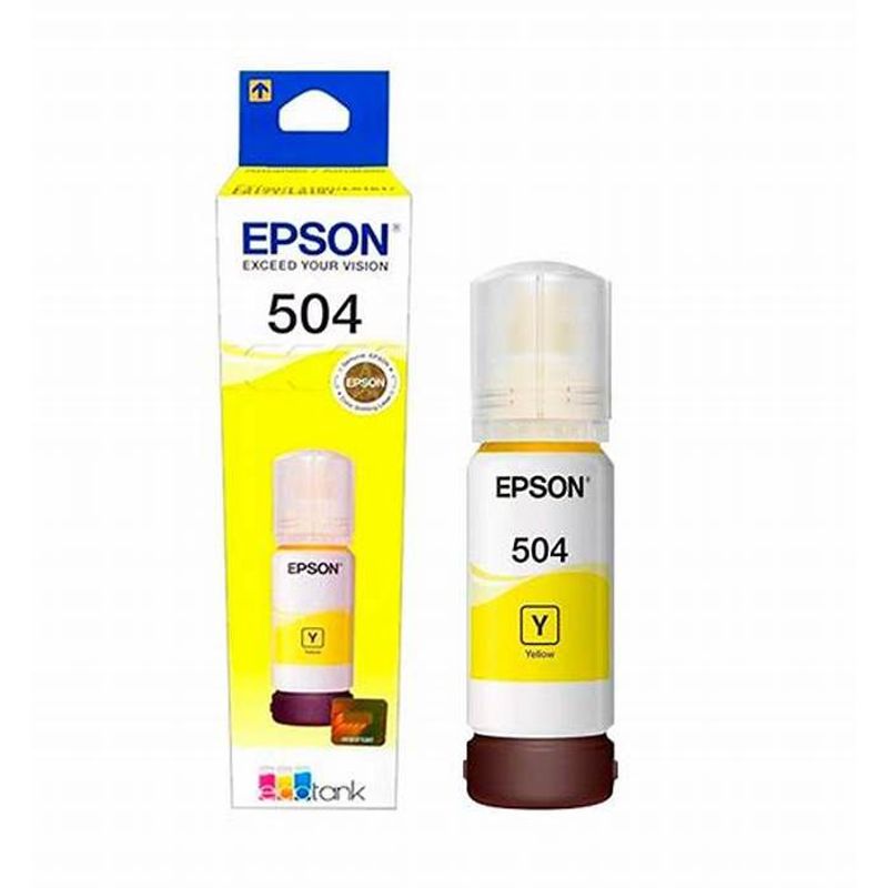 GENERICO - Botella De Tinta Para Impresora T504-Amarillo