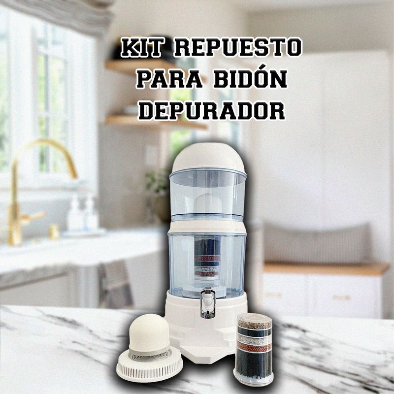 OSMOSISPERU - Kit De 3 Filtros Bidon Depurador De Agua