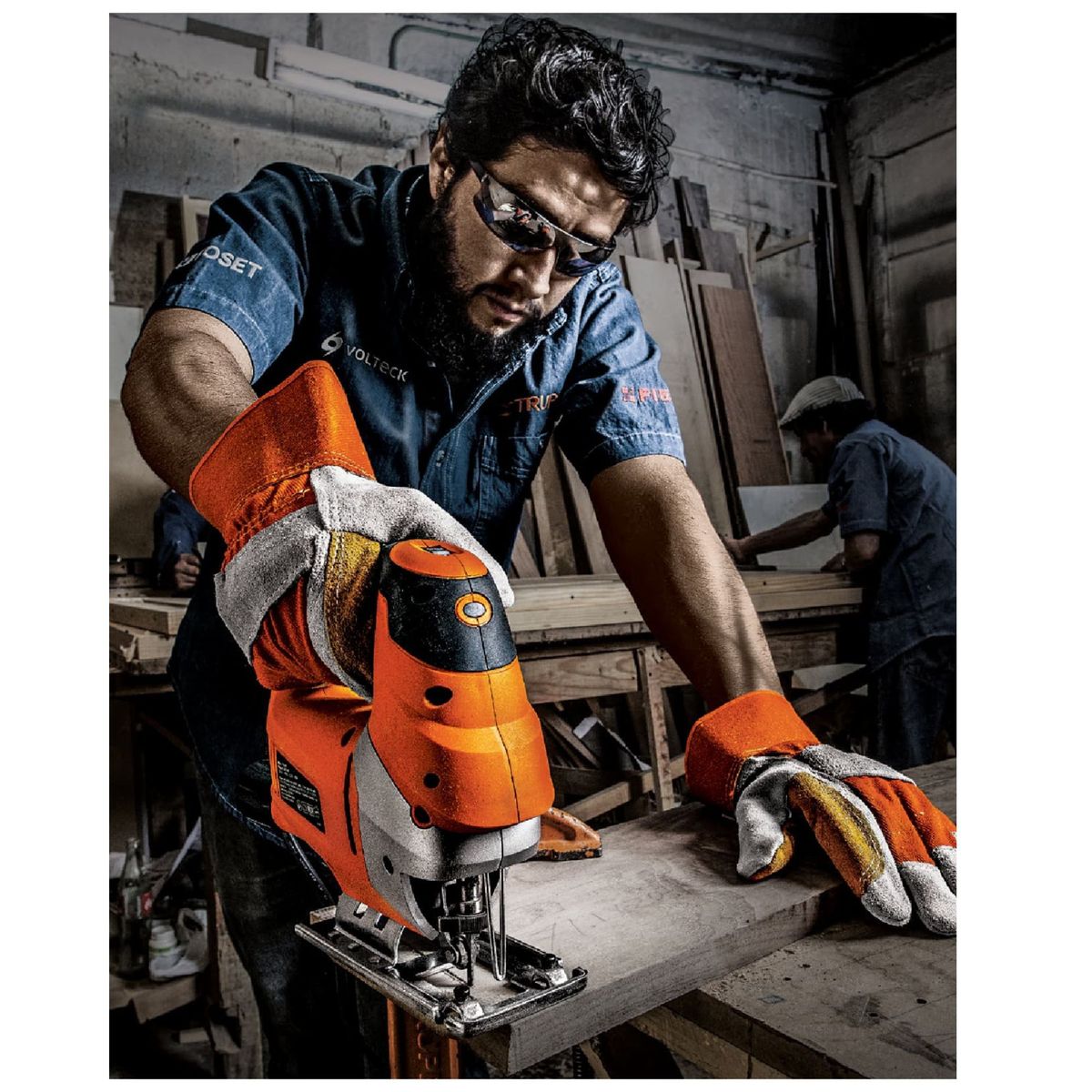 TRUPER - COMBO Sierra circular caladora lijadora cepillo carpintero  TRUPER