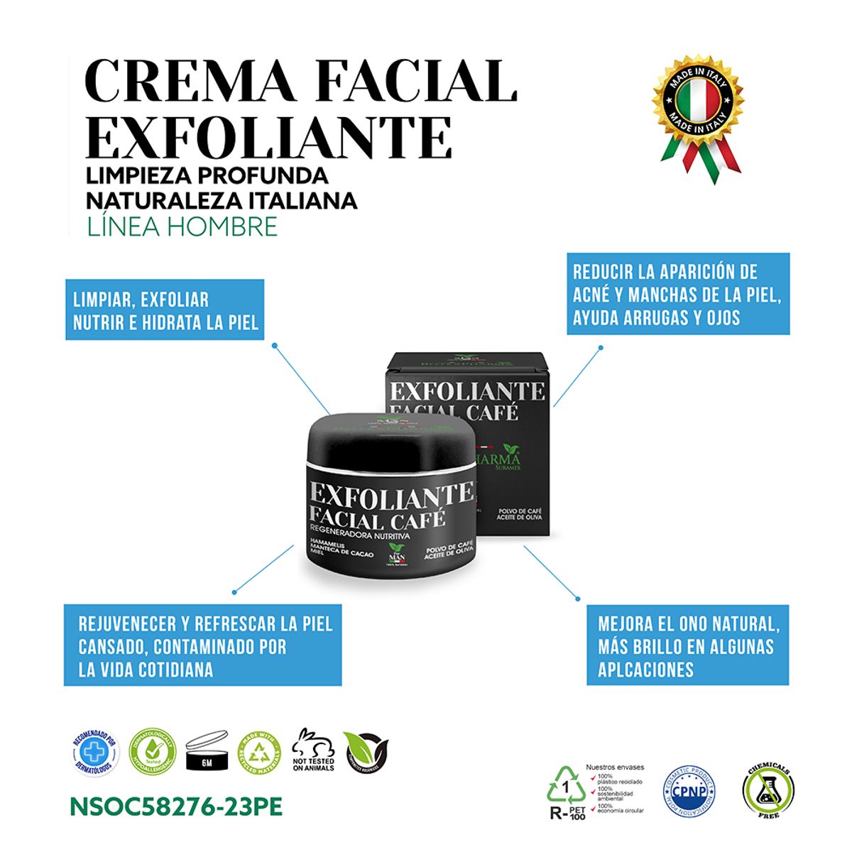 BOTEXPHARMA - Kit   Mascarilla Nutritiva (Hialuronico) + Exfoliante Revitalizante