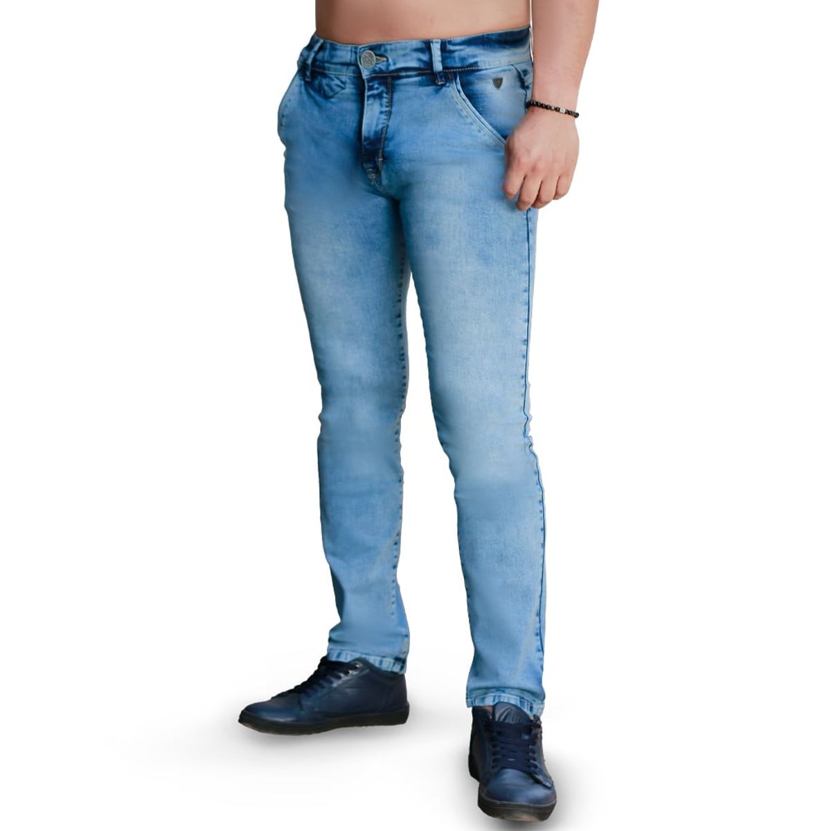 ZOHAR - pantalón Jean para hombre - Alessandro - Hipo Bio Bleach