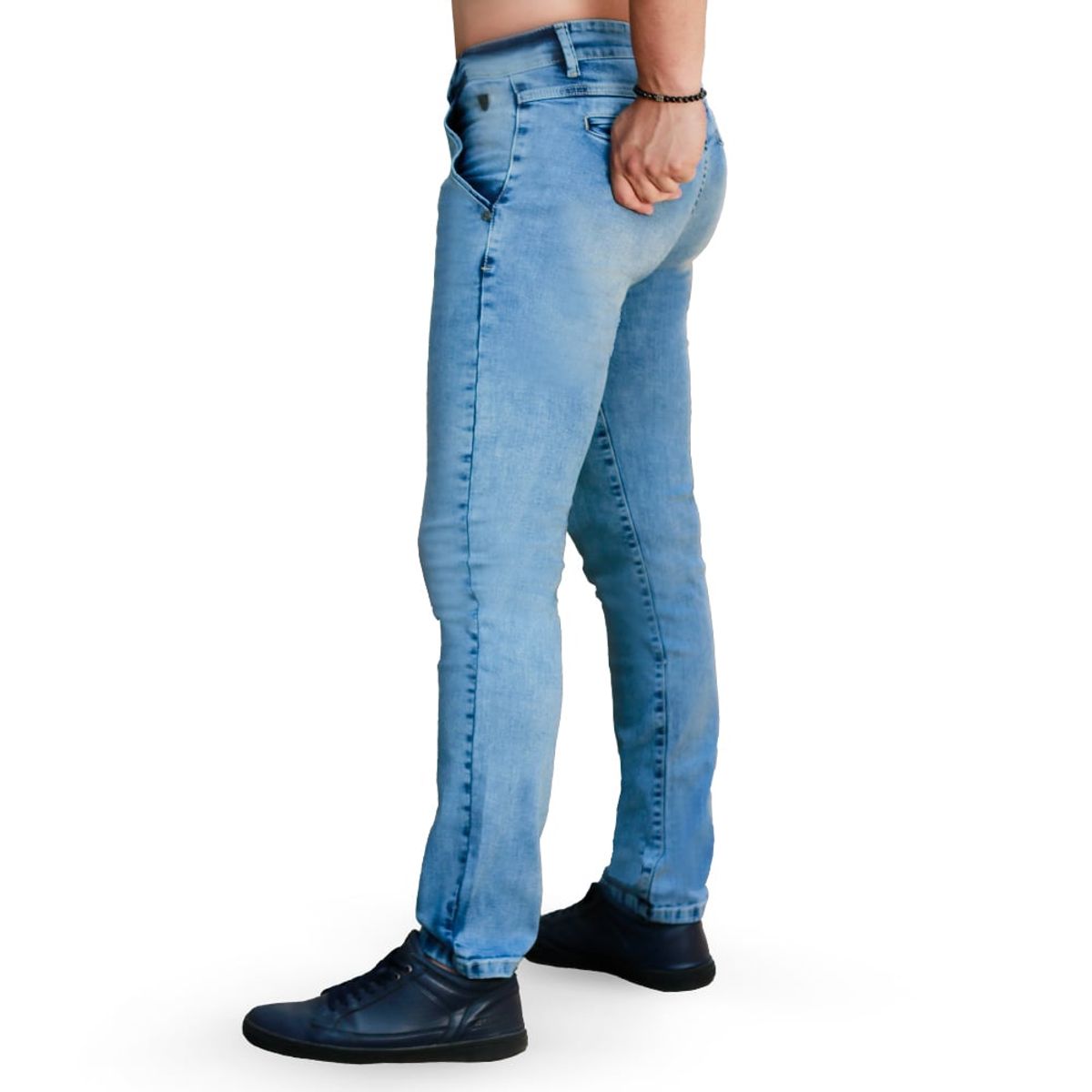 ZOHAR - pantalón Jean para hombre - Alessandro - Hipo Bio Bleach