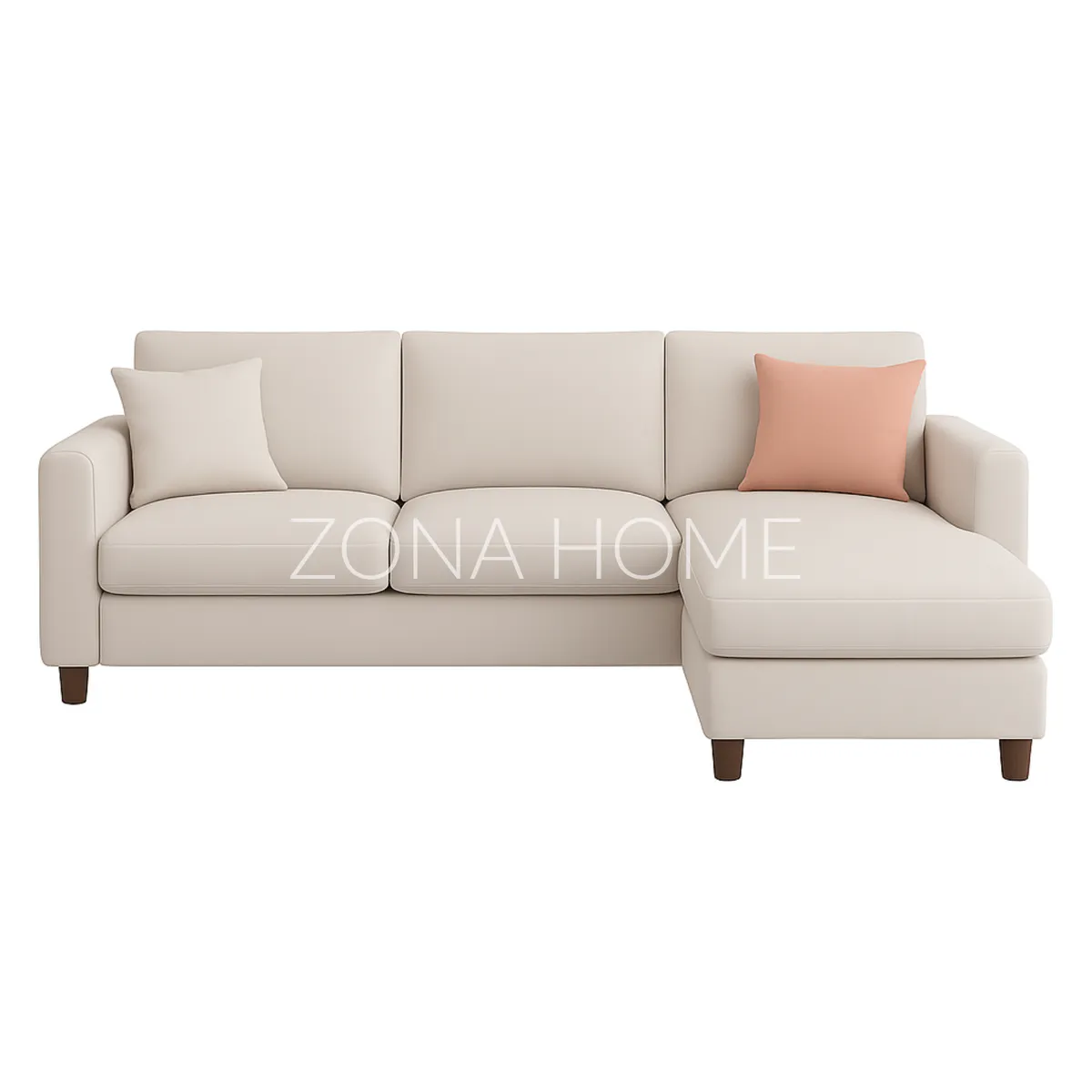 GENERICO - Seccional  Cataleya Beige En L Para Sala