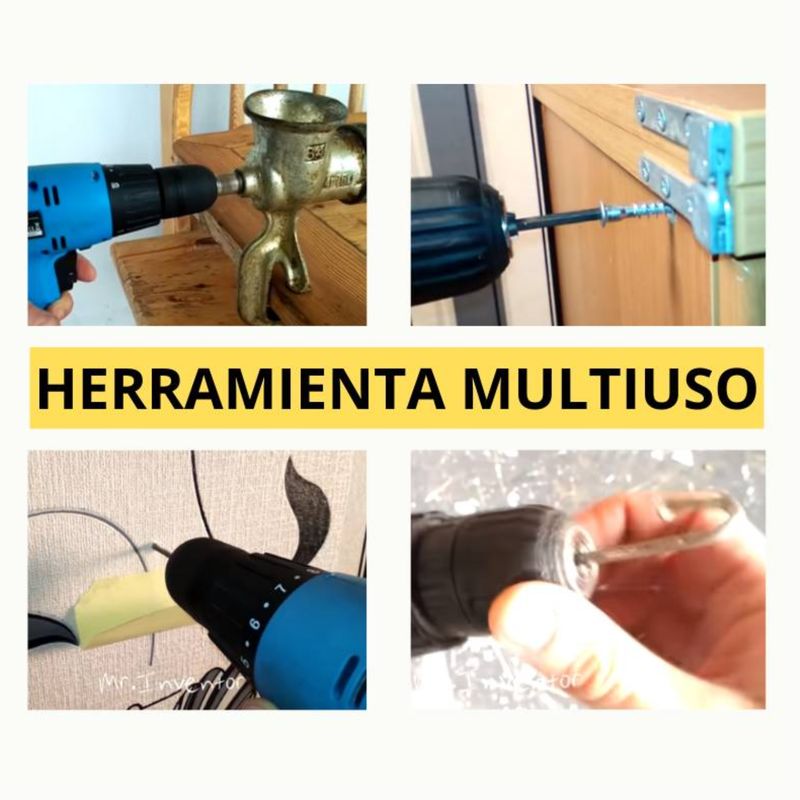 OEM - TALADRO PERCUTOR  INALAMBRICO ROTOMARTILLO DESATORNILLADOR