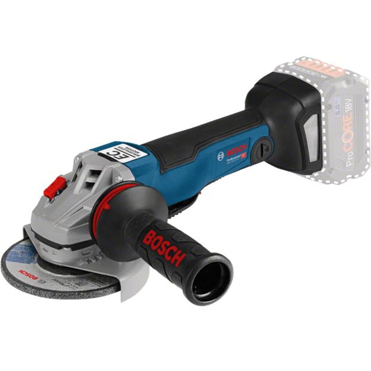 BOSCH - Esmeril Amoladora Angular 5" 125 MM Baretool BOSCH Gws 18V-10 Pc