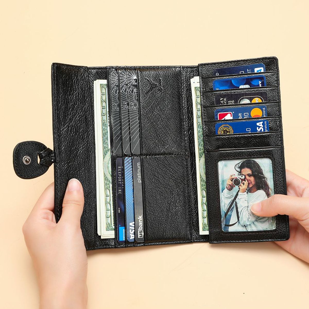 ARMUZ - Billetera De Cuero Vacuno 4200 Para Dama