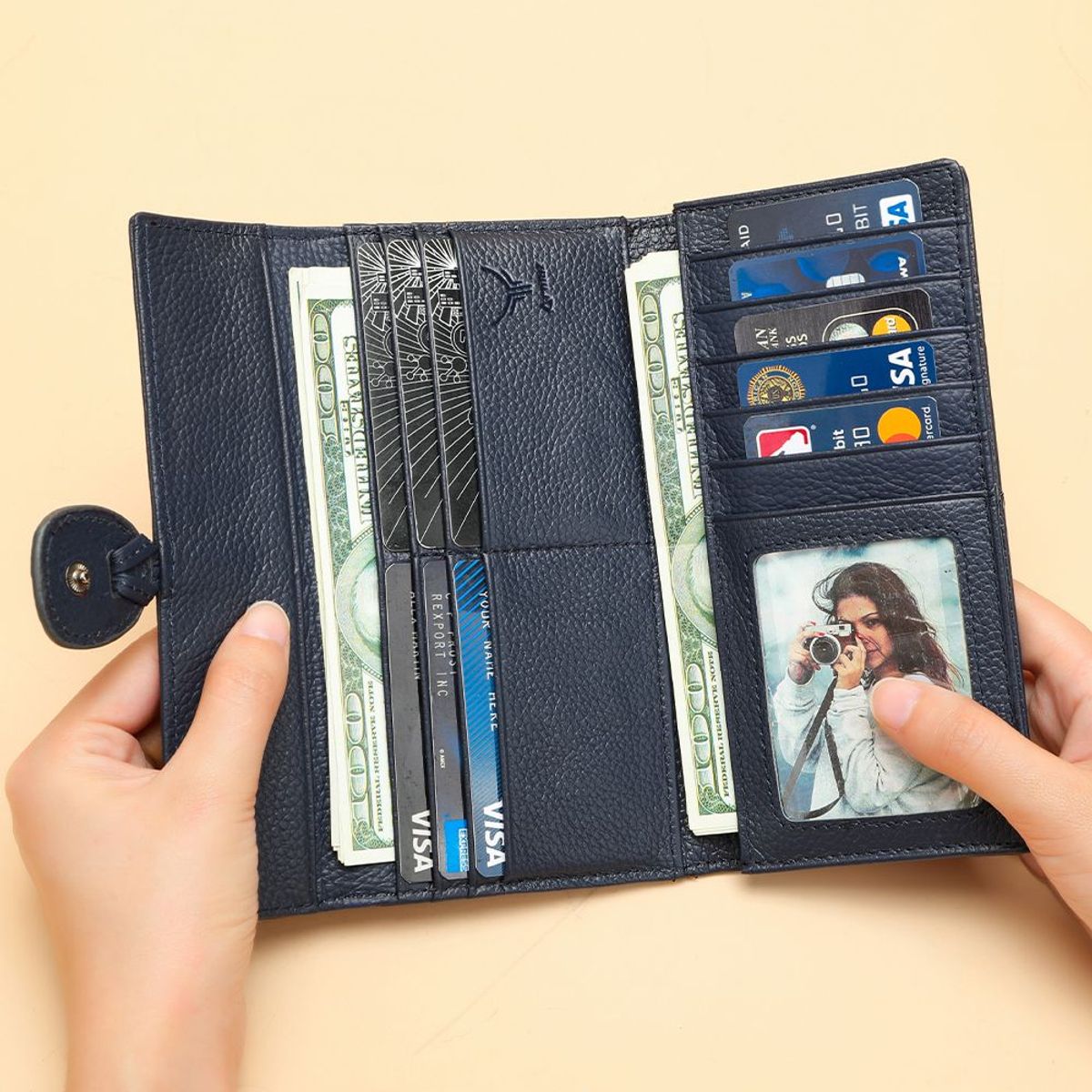 ARMUZ - Billetera De Cuero Vacuno 4200 Para Dama