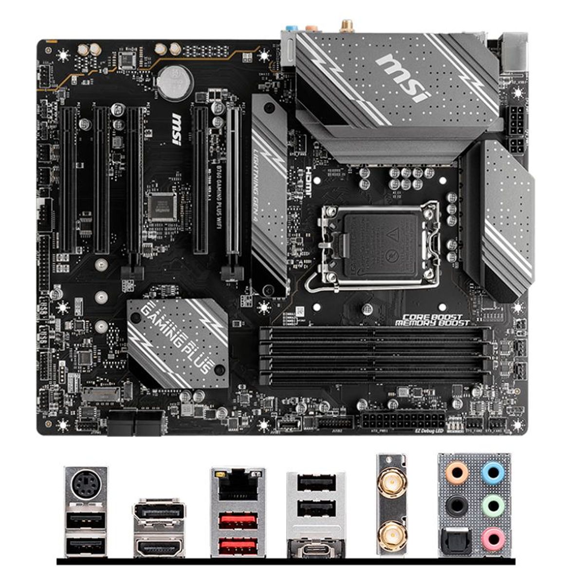 MSI - Motherboard MSI B760 GAMING PLUS WIFI B760 LGA1700 HDMI DP ATX