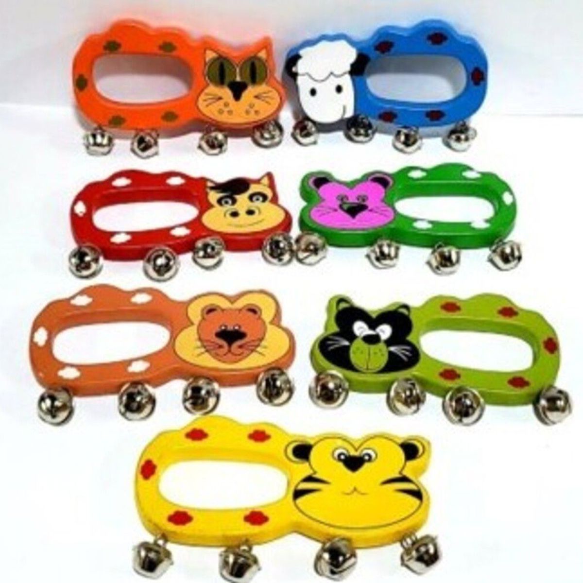 GENERICO - Sonajeros Cascabel Animales Fácil Agarre