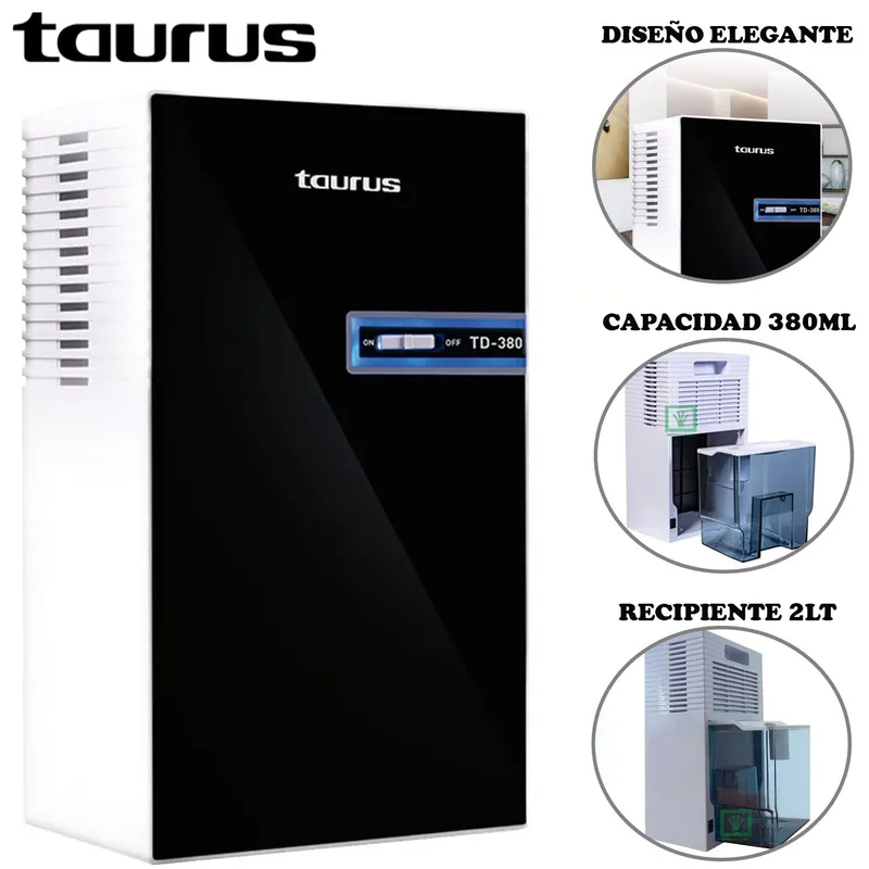 TAURUS - Deshumedecedor Digital Taurus TD-380 Blanco