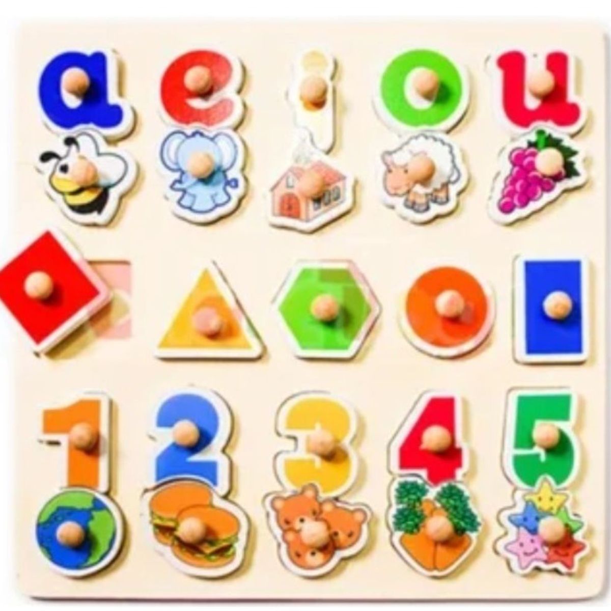 GENERICO - Rompecabezas de Vocales & Números